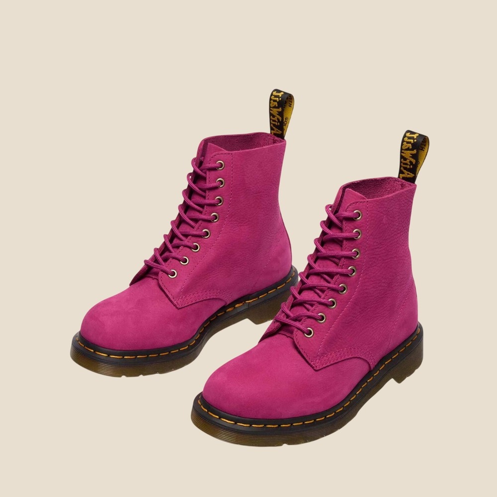 Dr. Martens 1460 Pascal Pink Nubuck Leather Boots Mens 11/Womens 12 UNISEX NEW